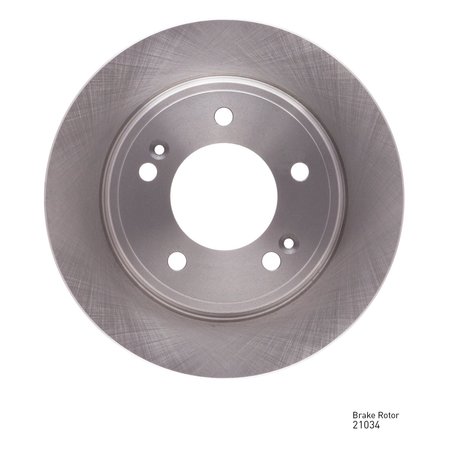 DYNAMIC FRICTION CO Brake Rotor, Rear 600-21034